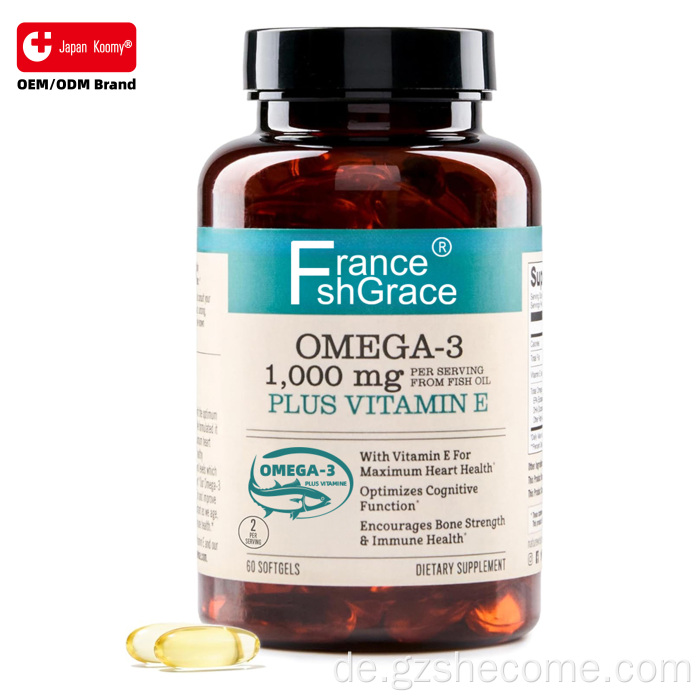 Shecome Omega-3-Fischöl-Kapseln zur Unterstützung des Gehirns